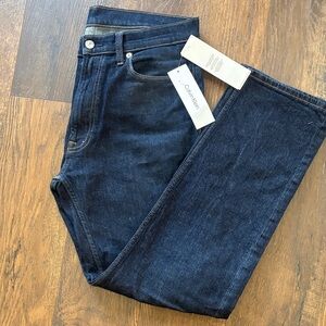 Calvin Klein Men's Dark Blue Straight Jeans